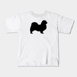 Tibetan Spaniel Silhouette Kids T-Shirt